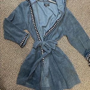 DKNY robe size medium with hoods and pockets